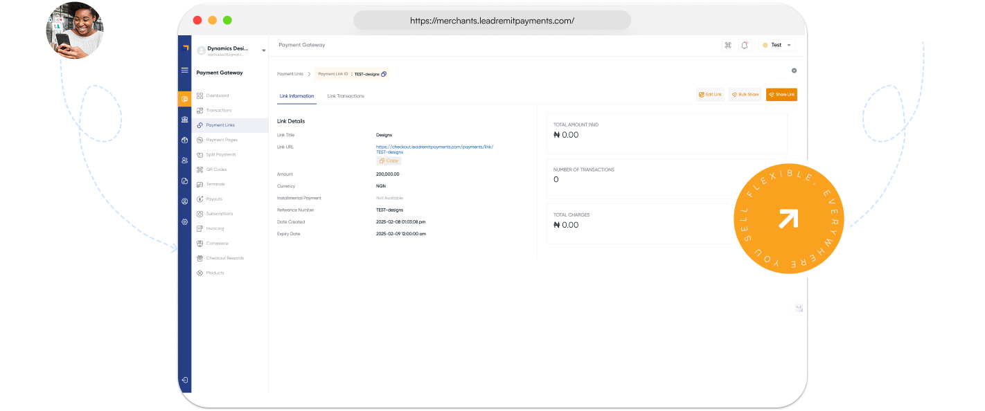 leadremitpay dashboard